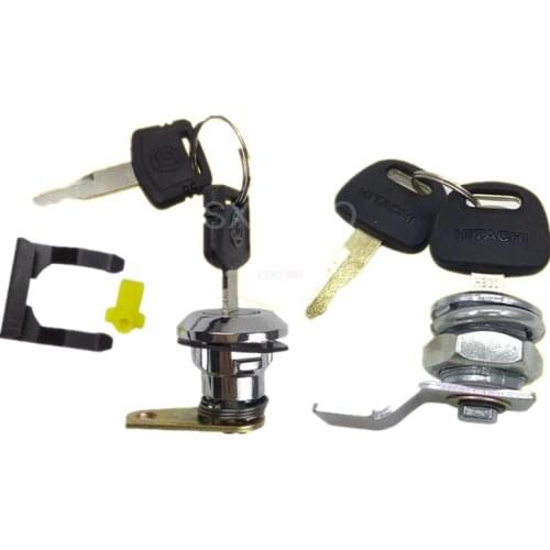 Excavator side door lock core cab door lock core excavator accessories For HITACHI ZX EX/ZAX60 70 120 210 240