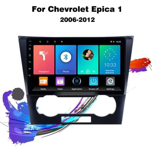 Eastereggs Car Radio For Chevrolet Epica 2009-2012 9 Inch 2 Din Android Autoaudio GPS Navigation FM AM Bluetooth Stereo Player