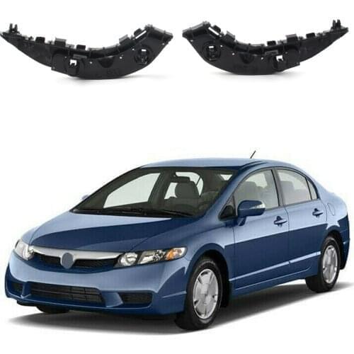 For 2006-2011 Honda Civic Sedan Car Front Bumper Retainer Holder Bracket Support 1Pair 71193-SNA-A01 71198-SNA-A01