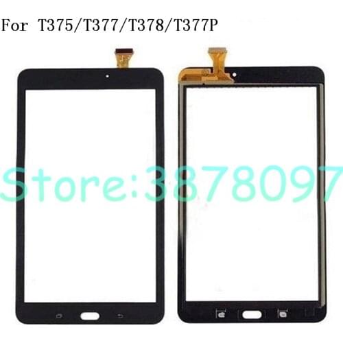 Original For Samsung Galaxy Tab E 8.0 T375 T377 T378 T377P LCD Outer Touch Screen Digitizer Front Glass Sensor