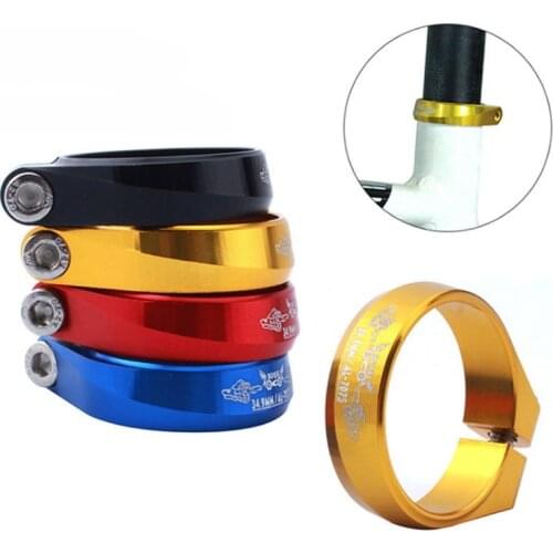 Road Bicycle 34.9mm Seatpost Clamp Aluminum Alloy Quick Release Mountain Bike Lock Seat Post Tube Clip Clamp Fixed Gear