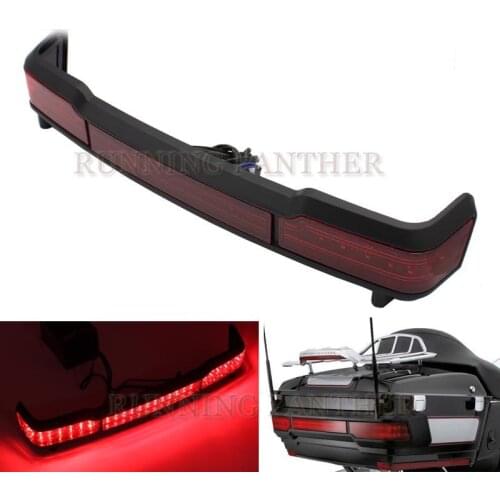 Red Brake LED Tail Brake Light for Harley Touring 1997-2008 Trunk King Tour Pack Wrap Around Accent
