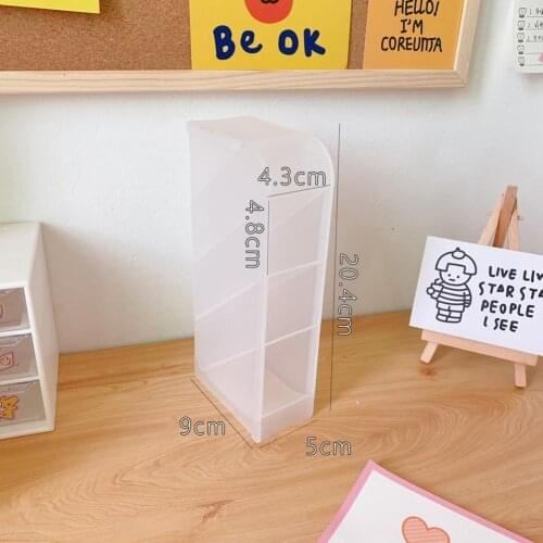 Lightweight Good Makeup Tools Organizer Box Practical Makeup Brush Holder Space-saving for Office