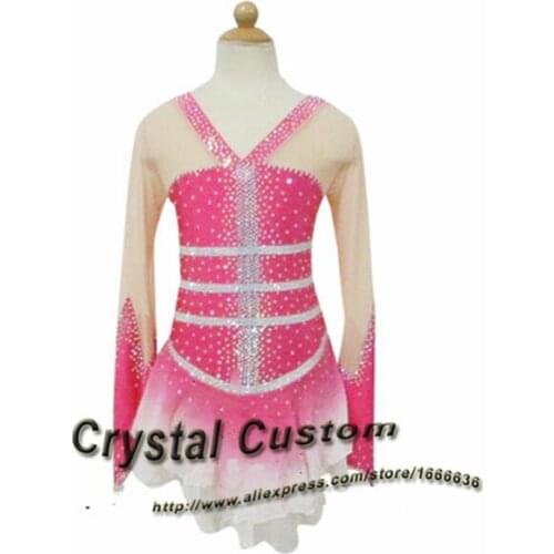 Hot Sales Figure Skating Dress For Girls Graceful New Brand Ice Skating Competition Dress DR3317