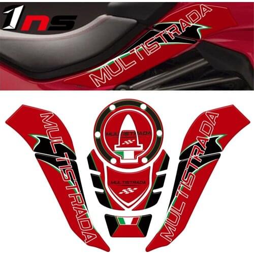 For DUCATI MULTISTRADA 1260 PIKES PEAK MTS 1260 Motorcycle Fuel Tank Cover Protective Pad Side Sticker Protective Sticker