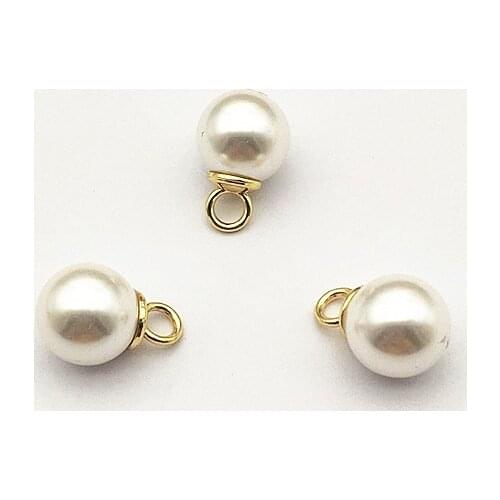 New arrival! 18x12mm 100pcs Imitation pearls Round shape charm for Hand Made Earring DIY parts,Jewelry Findings & Component