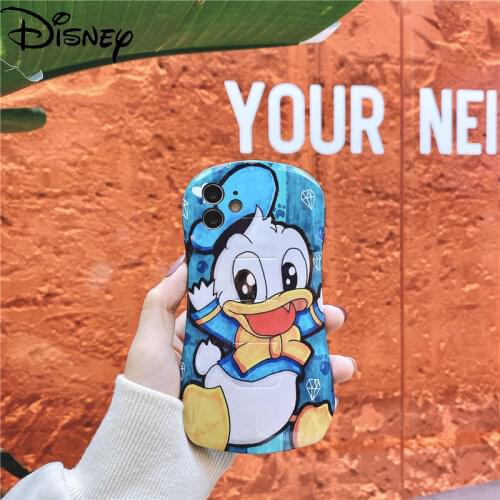 Disney cute cartoon Donald Duck original phone case for iPhone 7/8P/X/XR/XS/XSMAX/11/12Pro/12min Phone Girl Case Cover