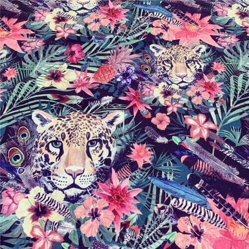 Polyster Cotton Fabric For Sewing Dress Clothes Patchwork DIY Needlework Material Printed fabrics Per Meter 2021 New Design