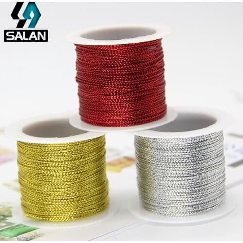Factory direct spot gold silver no-slip rope tag line glitter silver onions tag line 20 meters long