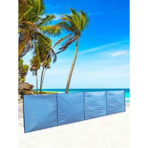 Outdoor Camping Canopy Beach Folding Ultra-light Windshield Tent 170 Polyester Sun Shelter For Outdoor Garden Use