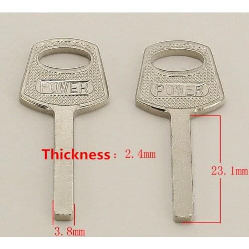 Locksmith Supplies YP505 Key Blank,2.4mm thickness Blank keys[20pcs/lot]