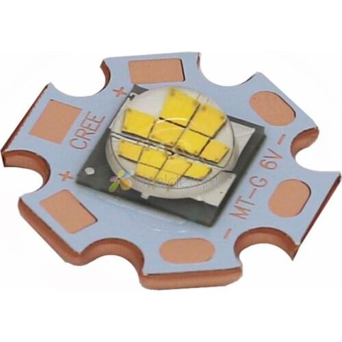 Cree MT-G MTG LED Warm White 3000K 18W~24W 6V LED Light for spot light on 20MM Copper PCB