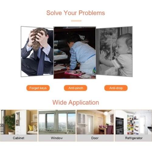 Baby Safety Lock Kids Prevent Children Falling Window Restrictor Infant Security Coded Lock Door Drawer Code Locks 69HE