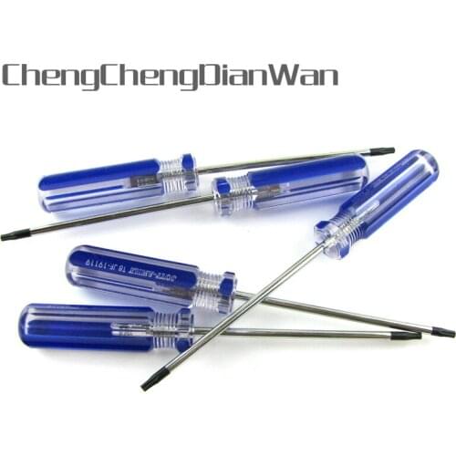 ChengChengDianWan Torx T8 Tamper Proof Security Screwdriver for Xbox360 Controllers and PS3 Slim 100pcs/lot