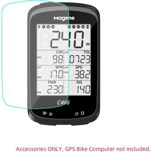 3pcs Clear Screen Protector Cover Protective Film For Magene C406 GPS Smart Speedometer Cycling Bicycle Bike Computer Accessory