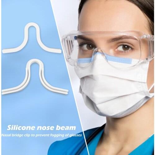 Anti-Fogging Nose Bridge Clip Nose Pad Mask Clamp Support Mask Holder Bracket for Personal Nose Healthy Protection Part
