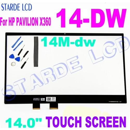 14‘’ For HP PAVILION X360 14m-DW Series 14-DW Touch Screen Digitizer Panel Screen Replacement