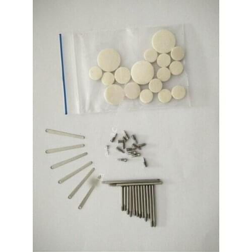 2set Clarinet repair parts screws,parts+ Clarinet pads Complete Set of 17 pads Clarinet accessories
