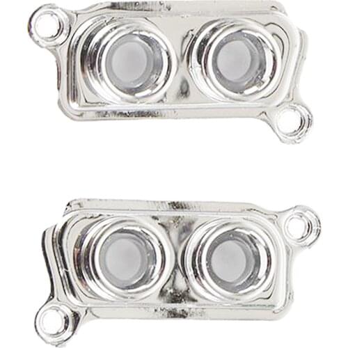 2x ABS RC Exhaust Tip Cover Parts for WPL D12 RC Car Truck 3.65x1.85cm Replacement Parts