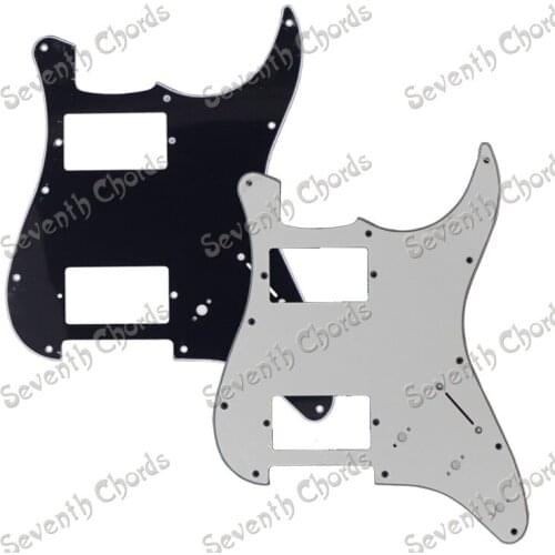 3 Ply HH Electric Guitar Guitar Pickguard Scratch Plate Scratchplate Pick Guard Anti-scratch Plate with screw / 3 pot Mount hole