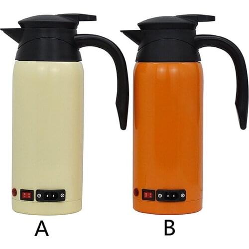 800ML 12V/24V Voltage Intelligent Identification Vehicle Electric Heating Cup Mug Tazas Heater Kettle Hervidor Agua Canecas