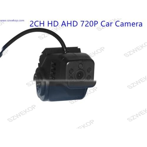 AHD 720P Dual Lens Cameras Vehicle Camera,IR Night VIsion,Aviation Interface for Bus Car Truck Vans Taxi