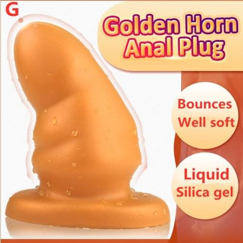 Huge Anal Plug Vaginal Anus Expansion Silica gel Big Butt Plug Dilator Prostate Massage SM Anal Sex Toys For Men Woman Product