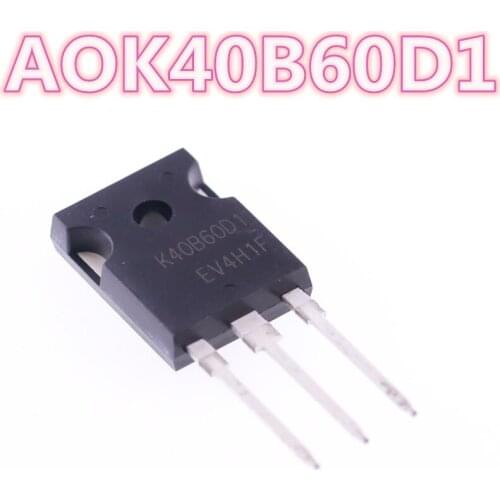 Good quality AOK40B60D1 K40B60D1 TO-247 IGBT field effect tube Free shipping