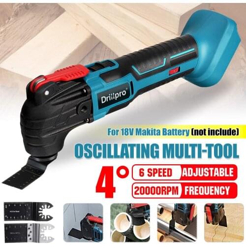 Cordless Multifunction Oscillating Multi Tools Electric Trimmer Saws Rechargeable Woodworking Tools For Makita 18V Battery