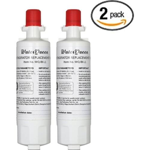 Household Water Purifier Activated Carbon Reverse Osmosis Refrigerator Ice Water Filter Replacement for LG LT700P 2 Pcs/lot