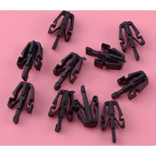 DWCX 10pcs Car Grille Mounting Mount Clip Retainer Fastener 8942180270 Fit For Honda Mitsubishi Toyota Isuzu Ford Escort
