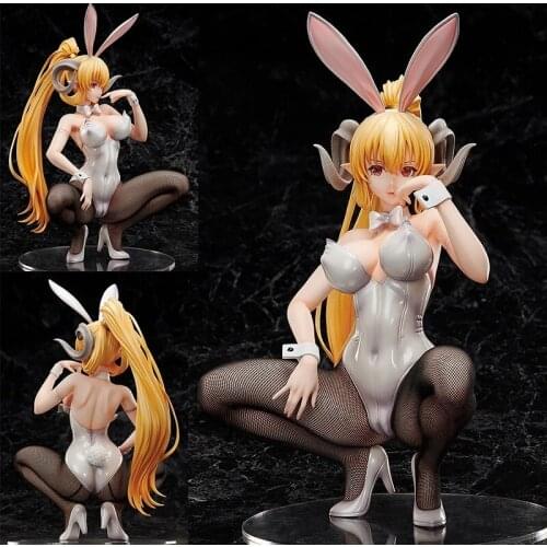 32cm The Seven Deadly Sins Lion Sin of Pride Lucifer Anime Action Figure Bunny Girl Hot Pretty Girls PVC Collection Model Gifts