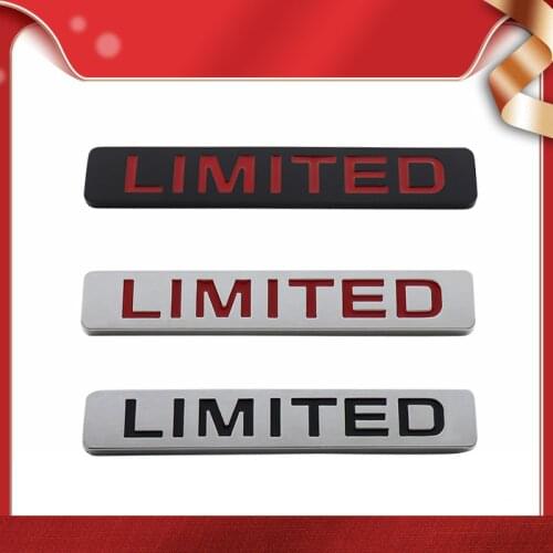 3D Premium Metal LIMITED Edition for car Hood Fender trunk Rear Bonnet Nameplate Decal Emblem Badge Sticker