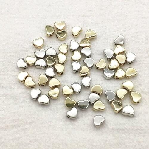 New Arrival! 6x7mm 1000pcs CCB Effect Heart Shape Beads for Handmade Bracelet Necklace Earring DIY Accessories,Jewelry Findings