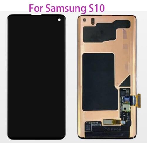 Original LCD For Samsung S10 SM-G9730 G973F LCD Display Touch Screen Digitizer For Samsung S10 SM-G9730 G973F With Dead pixel