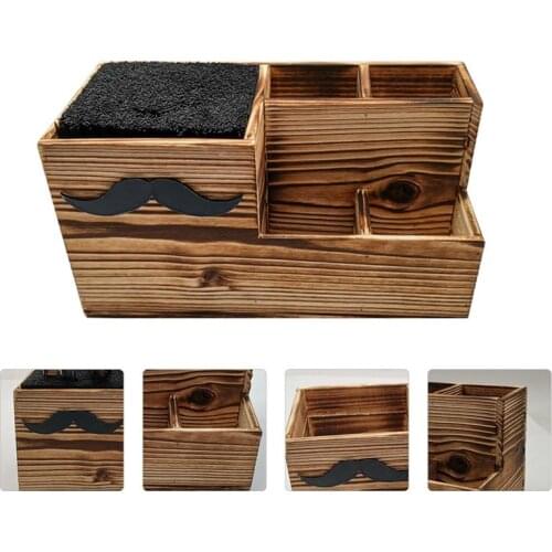 Hairdressing Tool Box Barbershop Storage Box Rack Scissors Storage Box Clipper Case Home Hairdressing Tools Box (Random Color)