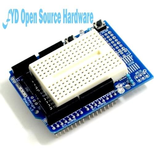 MEGA2560 / 1280 ProtoShield V3 prototype expansion board (including bread board)