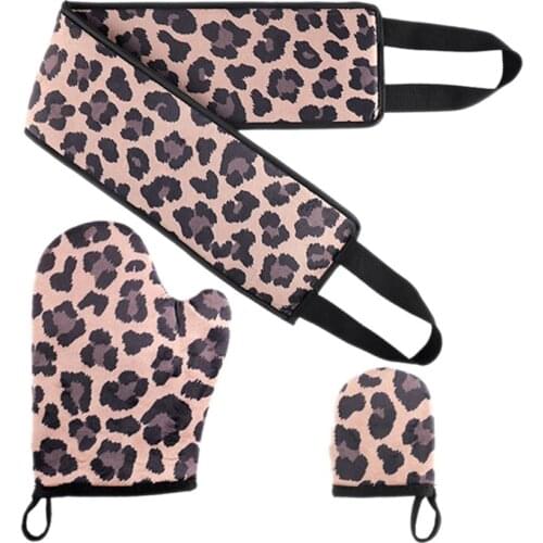 LBER 21x15.5cm Self-Tanning Glove Applicator Kit 3 in 1 Exfoliating Gloves, Glove Applicator, After-Tanning Lotion Applicator