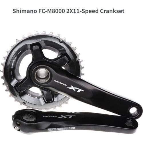 SHIMANO DEORE XT FC M8000 HOLLOWTECH II Crankset M8000 2x11-Speed 28-38T 170MM 175MM