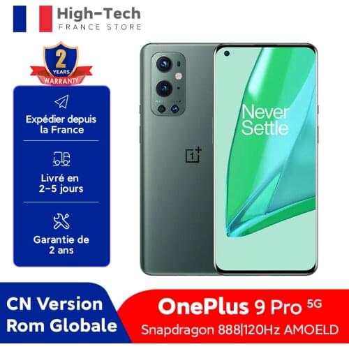 OnePlus 9 Pro 5G Smartphone 8GB/12GB 256GB Snapdragon 888 120Hz Fluid Display 2.0 Hasselblad 50MP Ultra-Wide Global Rom