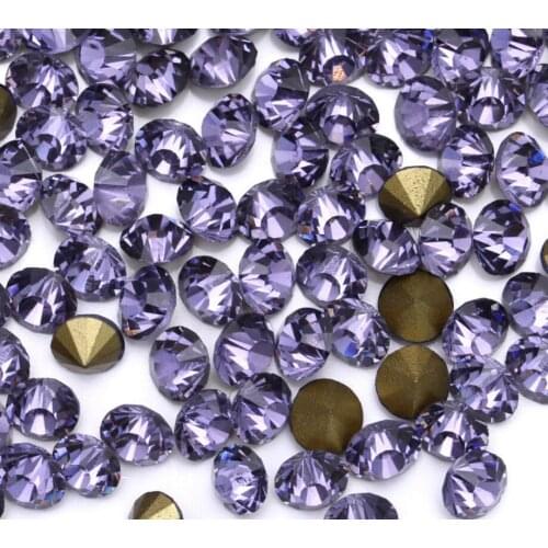 Loose Violet Purple Color Pointback Crytal Rhinestones DIY Bling Crystal Rhinestone Garment Wedding&Nail Art Crafts Decoration