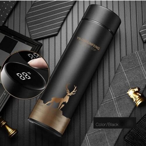 500Ml Smart Thermal Mug Stainless Steel Led Digital Temperature Display Intelligent Vacuum Flasks Thermoses Water Coffee Mugs