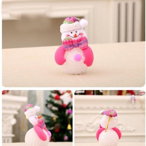 Party Supplies Colorful Christmas glowing doll Glowing LuminousTree Decorations Plush Baby Toys Lighting Lovely Christmas Gift