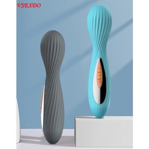 VSEXDO Dildos Vibrator Magic Wand for Women Clitoris Stimulator USB Rechargeable Massager Sex Toys for Adults Female Masturbator