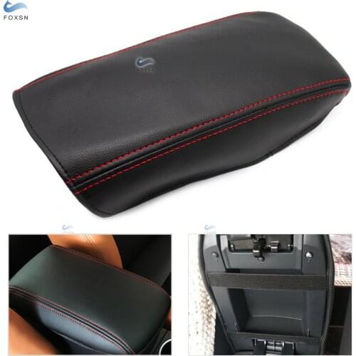 For Honda CRV 2012 2013 2014 2015 2016 Center Control Armrest Box Pad Cover Microfiber Leather Protection Trim