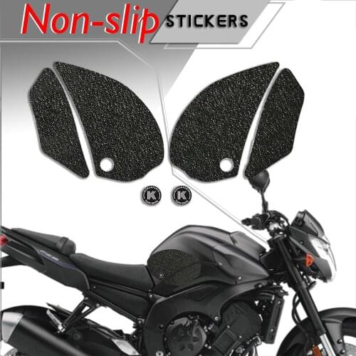 Motorcycle tank grip fuel tank traction pad side knee grip friction protector sticker for YAMAHA 11-13 FZ8