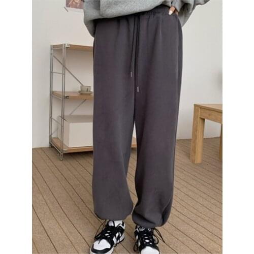 ZHANGKUNLIN Women's Velvet Trousers