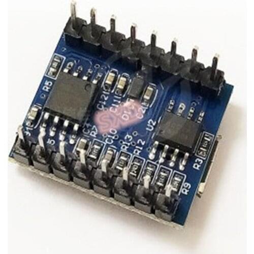 10pcs Jq6500 voice module MP3 module MCU serial port control broadcast one to one 5-way control music IC