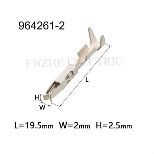 100pcs 964274-A auto female wire connector terminal Plugs socket Fuse box Wire harness Soft Jacket DJ623-E1.5A