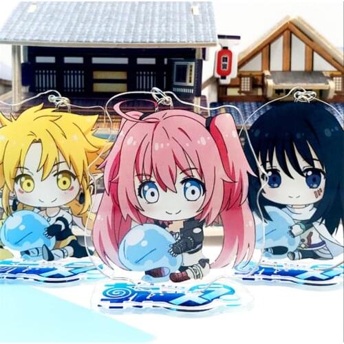 Tensura Nikki: Tensei Shitara Slime Datta Ken Acrylic Key chain Keyring Acrylic Keyring cute Pendant